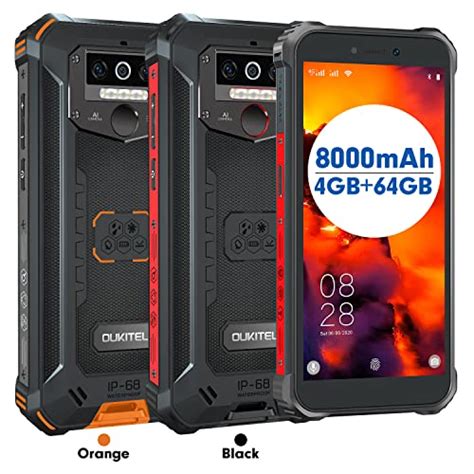 Oukitel Wp5 Pro Rugged Unlocked Smartphone 55hd Screen 8000mah