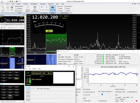 perseus sdr console v3 0 13 dream sdr console v3 0 13でdrm受信 bcl dxing 鉄道 写真 音楽 趣味悠々