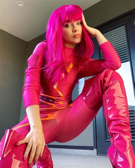 Sabrina Carpenter Dressed Up In A Lava Girl Costume For Halloween