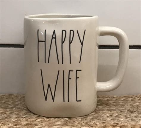 New Rae Dunn Happy Wife Mug Rae Dunn Rae Dunn Collection Ray Dunn