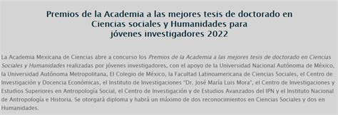 premios weizmann 2022 a las mejores tesis de doctorado en ciencias sociales y humanidades