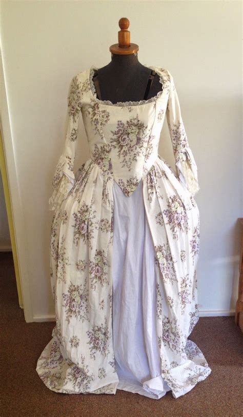 Fashioning Nostalgia White And Floral 18th Century Marie Antoinette