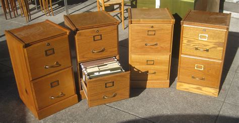 2 Drawer Oak Wood File Cabinet Photos Cantik