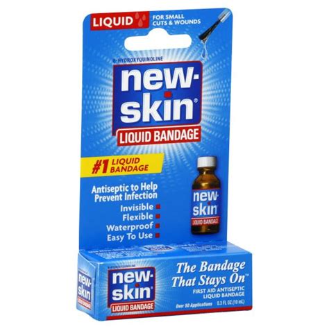 New Skin Liquid Bandage 03 Fl Oz 10 Ml Health And Wellness First