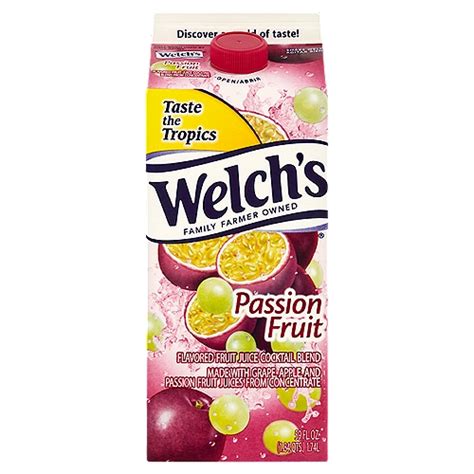 Welchs Passion Fruit Fruit Juice Drink 59 Fl Oz Carton Fairway