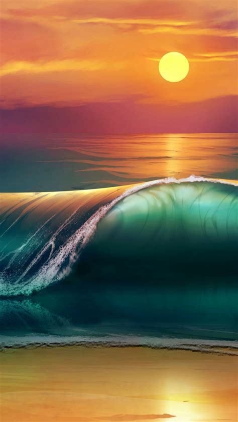 Free Download 4k Sunset Wallpaper 4k Wallpaper Ocean Waves