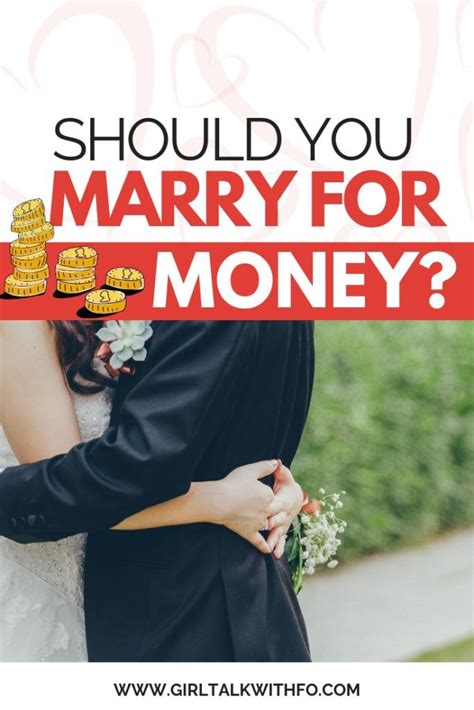 Should You Marry For Money Marry For Money Couple Finances Millennial Personal Finance