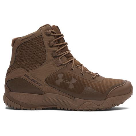 Under Armour Synthetic Mens Ua Valsetz Rts Tactical Boots In Brown For