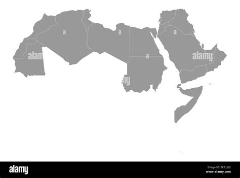 Wall Mural Map Arab Arab World States Political Map With Sexiz Pix