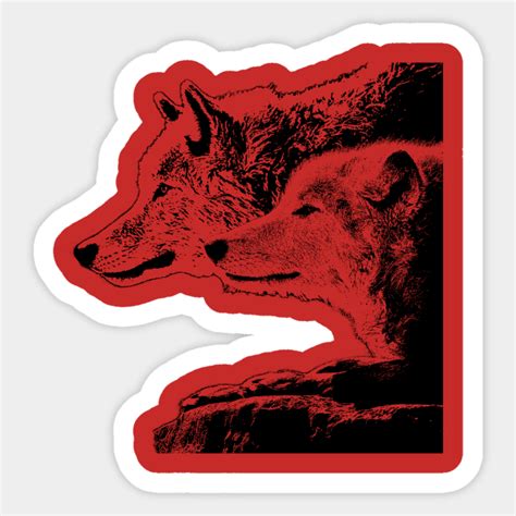 Wolves Wolves Sticker Teepublic