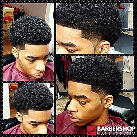 The taper adds a unique style as the hair gradually gets shorter for those who have thick, curly hair, there are several options for tapering and fades. Curly afro blowout | Men's Grooming | Pinterest | Curly ...