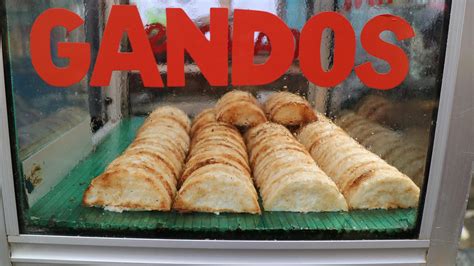 Gandos Kue Pancong Rangin Traditional Cake Is Made From The Composition Of Rice Flour Sticky