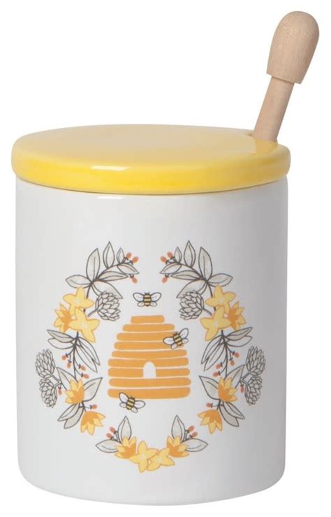 Now Designs Bees Honey Pot Spoons N Spice