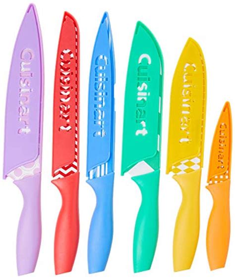 Cuisinart 12 Piece Printed Color Knife Set With Blade Guards — Deals