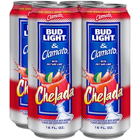 Bud Light And Clamato Beer 4pk16 Fl Oz Cans Brickseek
