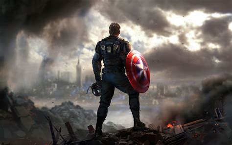 Download 1920x1200 Wallpaper Captain America Marvels Avengers First