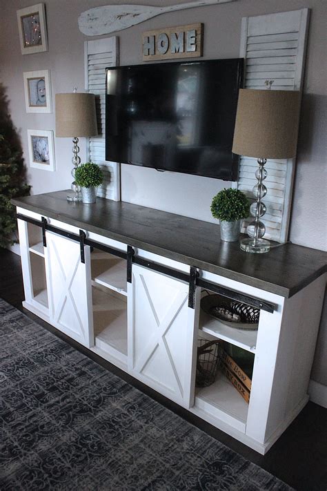 Ana White | Sliding Barn Door Console - DIY Projects