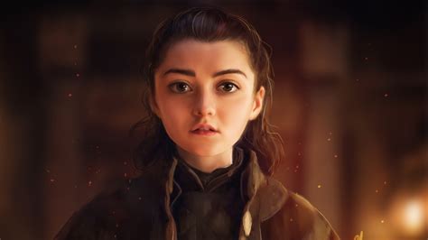 Arya Stark Game Of Thrones Fanart Wallpaperhd Tv Shows Wallpapers4k