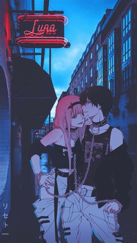 Couple Anime In 2020 Cute Anime Wallpaper Aesthetic Anime Dark Anime