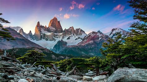 Patagonia Argentina El Chalten Fitz Roy Nature Landscape Hd Wallpaper