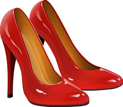 Red Women Shoes Png Transparent Image Clipart Shoes Clip Art Library