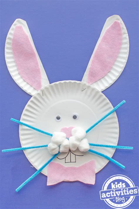 Paper Plate Easter Bunny Craft | Kids Activities Blog