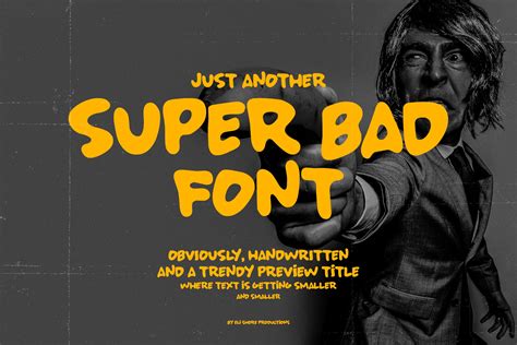 Super Bad Font ~ Fonts ~ Creative Market