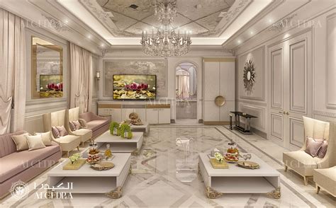 Luxury Villa In Dubai Neoclassic Style Interior Algedra Design