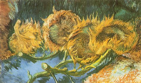 Serier af malerier af van gogh (da); artwork, Vincent Van Gogh, Sunflowers, Painting, Classic ...