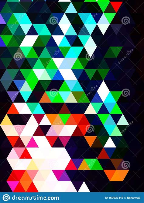 An Appealing Perfect Geometric Pattern Of Designing Squares Stock