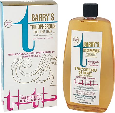 Barrys Tricopherous For The Hair New Formulagreaseless Tricofero