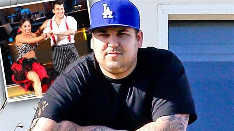 prancing off the pounds rob kardashian considering making dancing with the stars return in