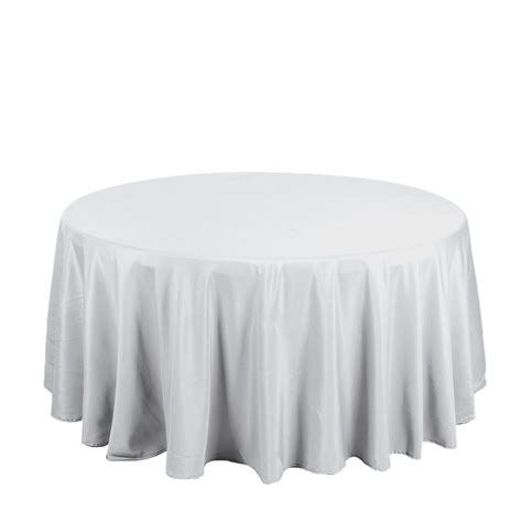 132 Round Polyester Tablecloth For Wedding Party Banquet Events