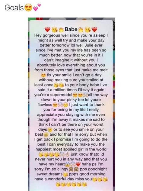 Check spelling or type a new query. Couple goals texts, Cute relationship quotes, Relationship ...
