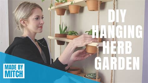 Diy Hanging Herb Garden Youtube