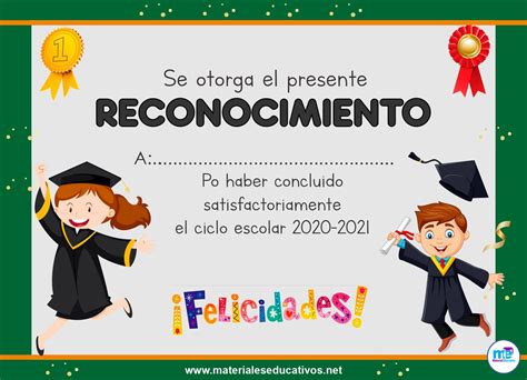 Plantillas De Diplomas Y Reconocimientos 11 En 2021 Ciclo Escolar