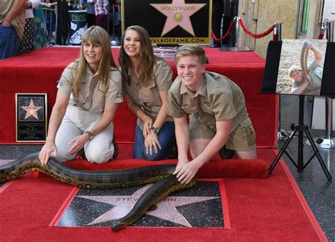 Crocodile Hunter Steve Irwin Receives Hollywood Walk Of Fame Star In