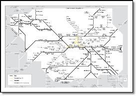 Greater Manchester Local Train Metrolink Network Maps