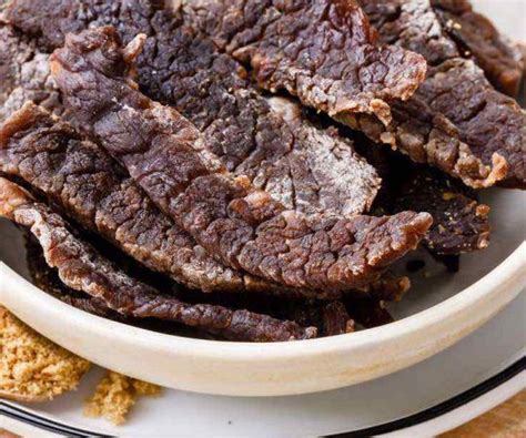 Just brown ground beef with onion, stir in five you can choose between ground beef or ground turkey—the recipe works equally well, and tastes just. How to Make the Best 5-Ingredient Homemade Beef Jerky (Easy!) - Healthy Substitute | Recipe ...