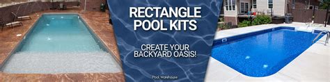 Rectangle Inground Pool Kits Diy Pools From Pool Warehouse