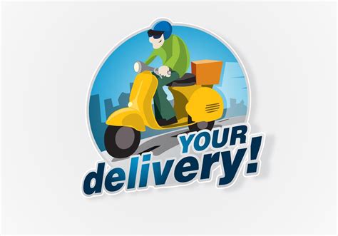 Free Delivery Logo 61455 Vector Art At Vecteezy