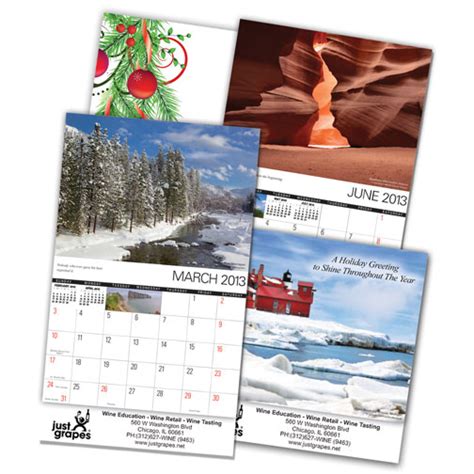 Custom Mini Wall Calendars Personalized In Bulk Cheap Promotional
