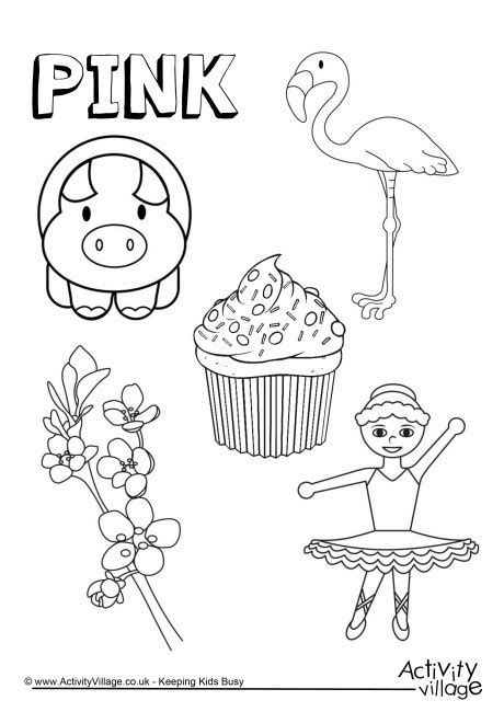 Pink Coloring Pages At Free Printable Colorings Pages To Print And Color