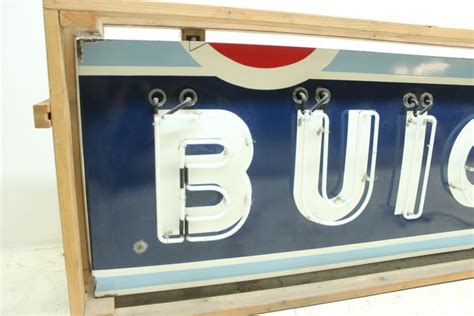 Lot Vintage Buick Dealership Neon Sign