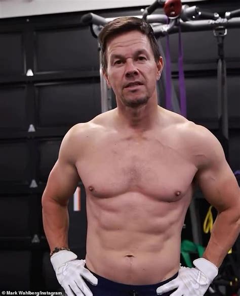 Mark Wahlberg 52 Displays Muscles In 4am Workout After Revealing