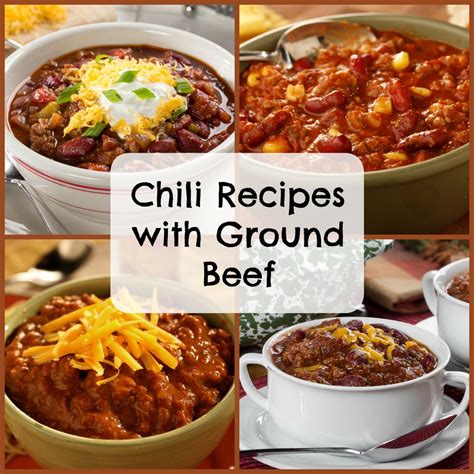 Easy Chili Recipes With Ground Beef