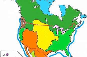 Color The Biomes Of North America On A Map