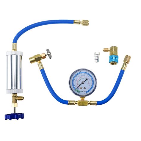 Buy R134A AC Oil Injector Tool Kit, R134A Refrigerant Charging Hose