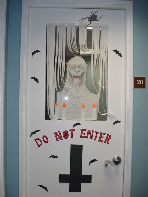 Halloween Door Decorations Classroom Scary Decoration Ideas At Home