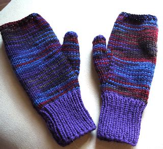 Here are some free crochet patterns for wrist warmers and other types of. Ravelry: Easy Two-Needle Fingerless Gloves pattern by ...